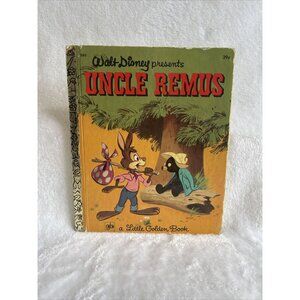 Uncle Remus Walt Disney Present's Little Golden Book VTG 1972‎ 23rd Printing